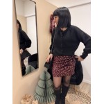 Gilet bordeaux ou Noir  – Taille unique | Boutique Melle Jeanne