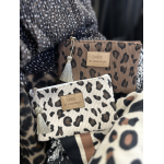 Pochette tissu “Sage & Sauvage” – Léopard, Camel ou Beige | Accessoires