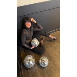 Sous-pull transparent scintillant col montant à strass argent | Melle Jeanne