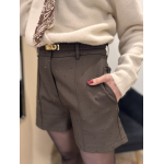 Short taille haute à strass – Marron ou Noir | Melle Jeanne