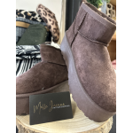 Bottines marron fourrées style UGG | Melle Jeanne