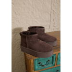 Bottines marron fourrées style UGG | Melle Jeanne