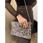 Pochette à bandoulière en sequins – Léopard | Boutique Melle Jeanne