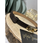 Ceinture en Cuir – Bride Dorée Élégante | Intemporelle & Chic