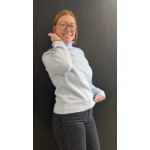 Pull tout doux beige ou bleu – Pull femme confortable | Boutique Melle Jeanne