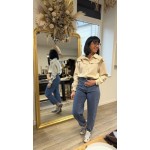 Chemise en velours à volant – Femme | Boutique Melle Jeanne