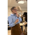 Chemise bleue à rayures – Femme | Boutique Melle Jeanne