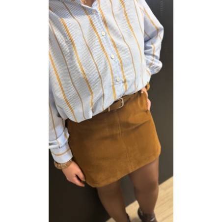 Jupe camel – Jupe femme élégante | Boutique Melle Jeanne