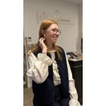 Gilet sans manches moumoute bleu marine ou bleu clair – Chapitre Bleu