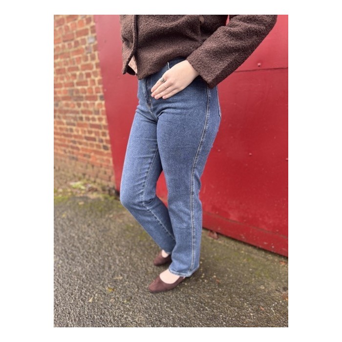 Jean straight bleu grande  – Femme | Boutique Melle Jeanne