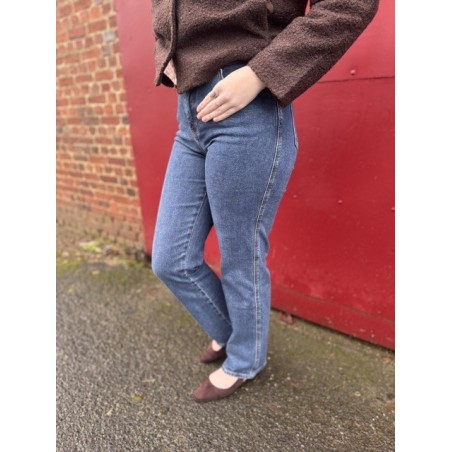 Jean straight bleu grande  – Femme | Boutique Melle Jeanne