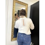 Chemise blanche avec ouverture dos – Femme | Boutique Melle Jeanne