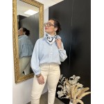 Chemise en jean clair – Chemise femme tendance | Boutique Melle Jeanne