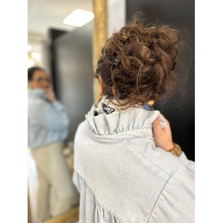 Chemise en jean clair – Chemise femme tendance | Boutique Melle Jeanne