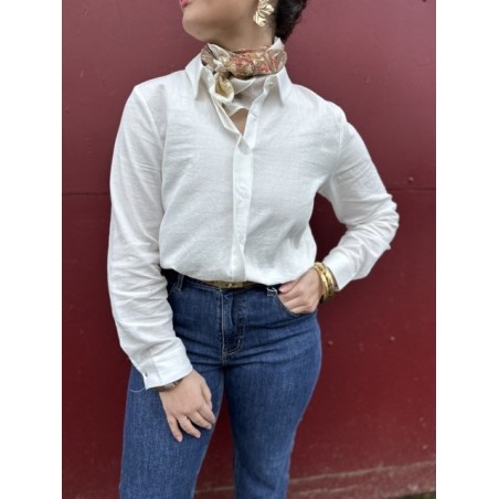 Chemise blanche avec ouverture dos – Femme | Boutique Melle Jeanne