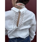 Chemise blanche avec ouverture dos – Femme | Boutique Melle Jeanne
