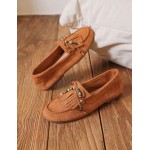 Mocassins camel femme – Chaussures élégantes | Melle Jeanne