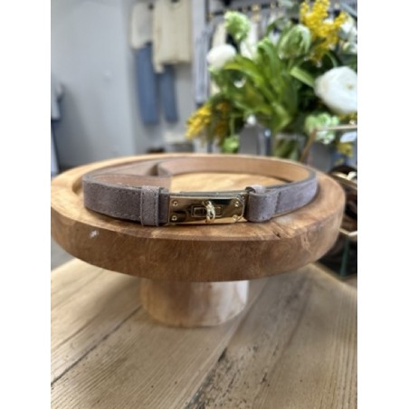 Ceinture en Cuir – Bride Dorée Élégante | Intemporelle & Chic