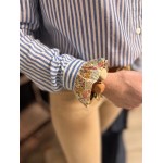 Chemise à rayures col fleuri – Femme | Melle Jeanne