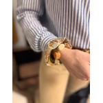 Chemise à rayures col fleuri – Femme | Melle Jeanne