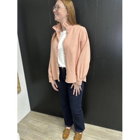 Chemise rose – Douce et féminine | Melle Jeanne