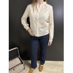 Chemise écru avec détails dentelle – Femme | Boutique Melle Jeanne