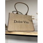 Sac en raphia et cuir – Sac femme bohème chic & tendance