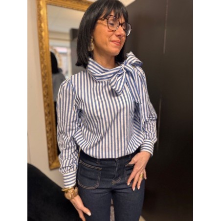 Chemise femme avec nœud | Melle Jeanne