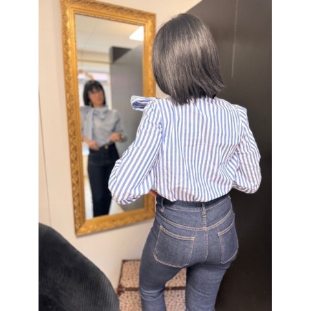 Chemise femme avec nœud | Melle Jeanne