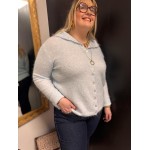 Gilet style plus inapril 1986 col montant bleu ou blanc | Melle Jeanne