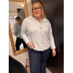 Gilet style plus inapril 1986 col montant bleu ou blanc | Melle Jeanne