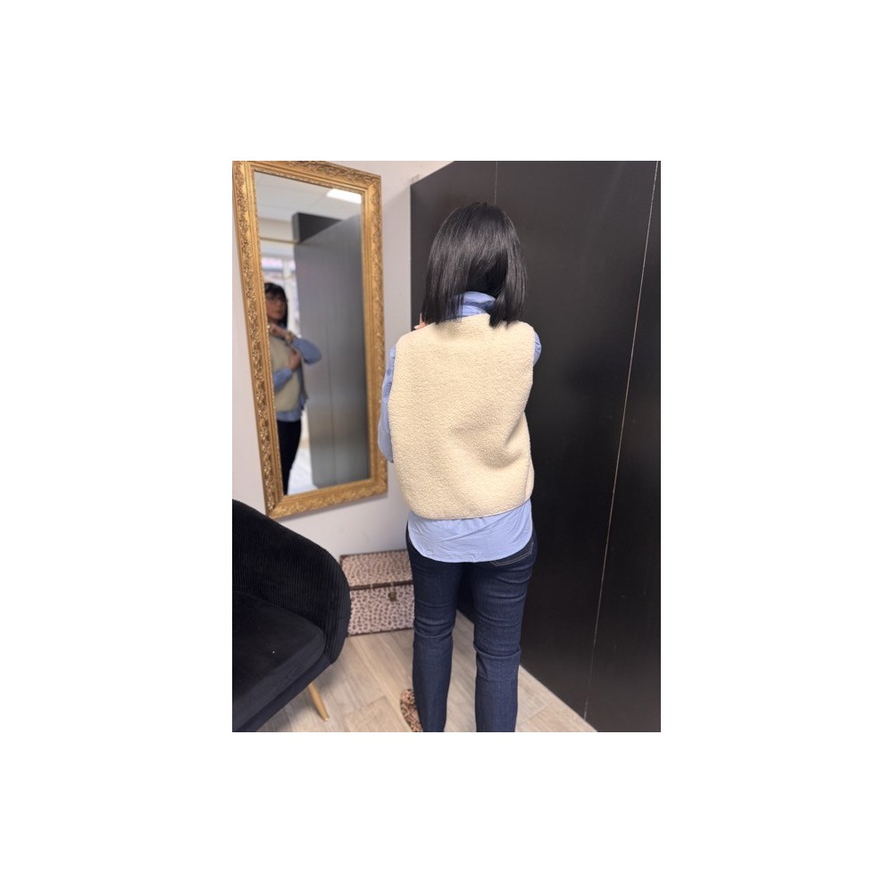 Gilet de berger réversible à carreaux – Tailles S à L | Melle Jeanne Arras