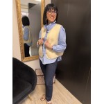 Gilet de berger réversible à carreaux – Tailles S à L | Melle Jeanne Arras