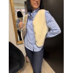 Gilet de berger réversible à carreaux – Tailles S à L | Melle Jeanne Arras