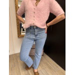 Jean beige/jaune/brut femme à poches devant – Tendance | Melle Jeanne