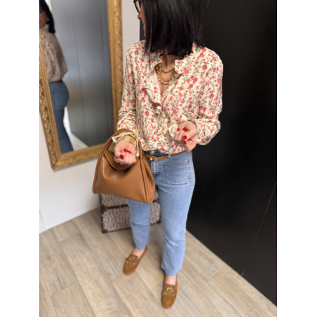 Jean beige/jaune/brut femme à poches devant – Tendance | Melle Jeanne