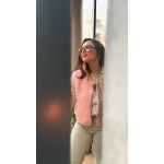 Gilet sans manche moumoute kaki ou rose – Style cocooning chic