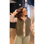 Gilet sans manche moumoute kaki ou rose – Style cocooning chic