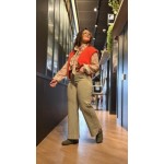 Gilet en maille sans manches rouge – Élégance et confort