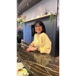 Pull rayé jaune et beige – Douceur et style