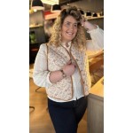 Veste sans manches fleurie Style plus – Fraîche et tendance