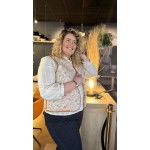 Veste sans manches fleurie Style plus – Fraîche et tendance