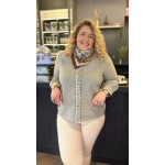 Chemise à carreaux kaki style plus – Casual et moderne