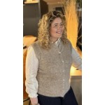 Pull sans manches kaki ou beige style plus – Confort et modernité