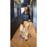 Chemise en jean col volanté – Denim féminin et tendance