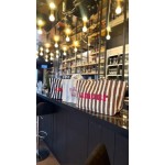 Sac cabas rayé message – Amour ou Soleil – Grand format été