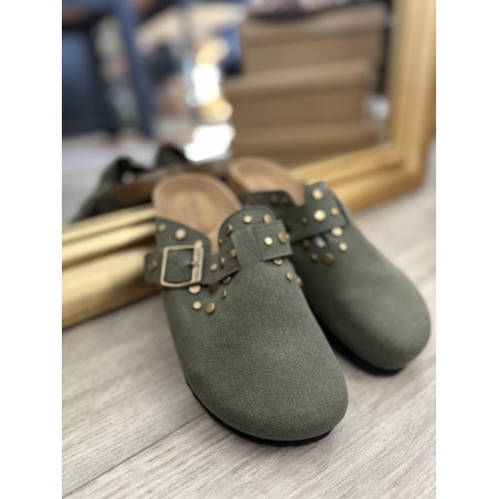 Sabots kaki femme | Style casual chic confortable