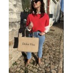 Pull sans manches rouge à lèvres femme – Maille élégante | Mademoiselle Jeanne