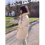 Trench beige mi-long col victorien – Élégant et pratique | Melle Jeanne