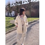 Trench beige mi-long col victorien – Élégant et pratique | Melle Jeanne
